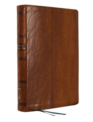 NKJV Encountering God Study Bible, Brown, Indexed (Imitation Leather)