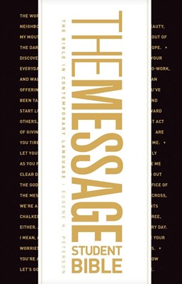 The Message Student Bible (Hardcover) (Hard Cover)