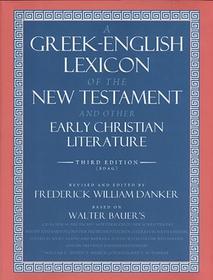 Greek-English Lexicon of the New Testament, A (Hard Cover)