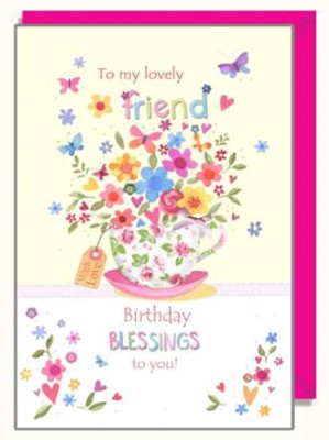 Lovely Friend Birthday Card (Cards)
