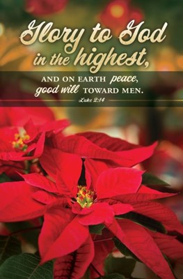 Glory to God in the Highest Christmas Bulletin (Pack of 100) (Bulletin)
