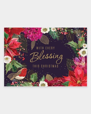Blessings at Christmas Cards - Pack of 10 (Cards)