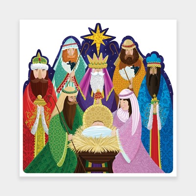 Christmas Characters Christmas Cards - Pack of 10 (Cards)