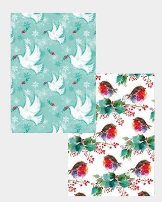 Robins and Doves Gift Wrap (General Merchandise)
