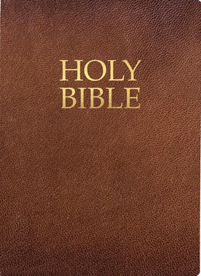 KJVER Holy Bible, Large Print, Acorn Bonded Leather (Leather Binding)