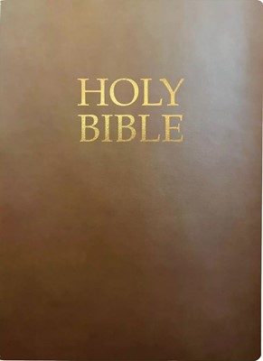 KJVER Holy Bible, Large Print, Coffee Ultrasoft (Leather Binding)