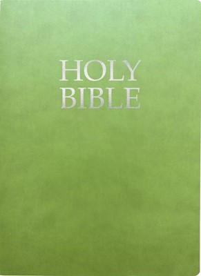 KJVER Holy Bible, Large Print, Olive Ultrasoft (Leather Binding)