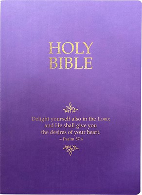 KJVER Holy Bible, Delight Yourself In The Lord Life Verse Ed (Leather Binding)