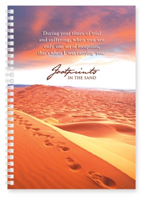 Footprints In The Sand Soft Cover Journals (Soft Cover)