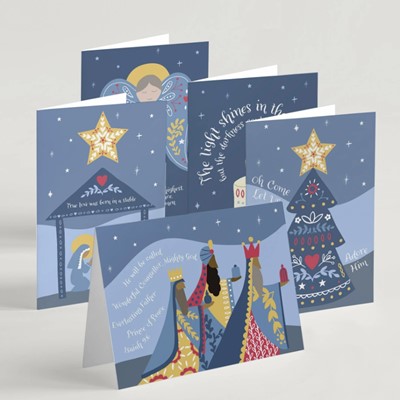 Adore Him (2023) Christmas Cards - 10 Pack - Bio Cello Pack (Cards)