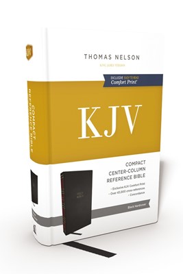 KJV, Compact Center-Column Reference Bible, Hardcover (Hard Cover)
