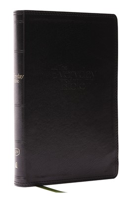 KJV, The Everyday Bible, Leathersoft, Black, Red Letter (Leathersoft)