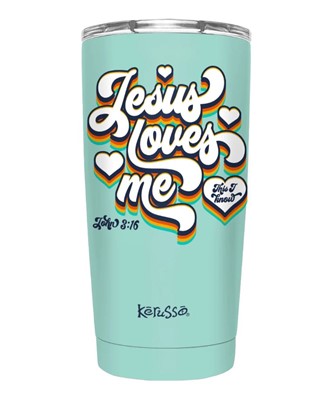 Jesus Loves Me Steel Tumbler (General Merchandise)