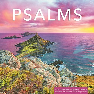 2024 Psalms Ocean Sunset Wall Calendar (Calendar)