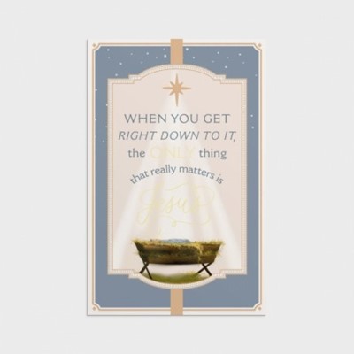 Christmas Boxed Cards: Only Jesus (Pack Of 18) (Cards)