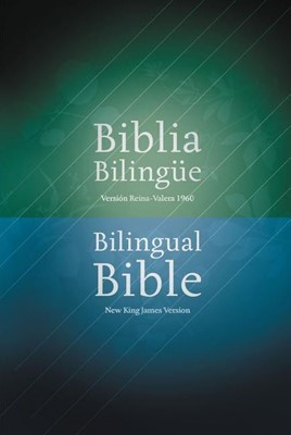 Biblia Bilingue-PR-Rvr 1960/NKJV (Cloth)