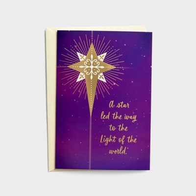 Christmas Boxed Cards: Star/Light Of The World (Pack Of 18) (Cards)
