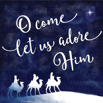 Compassion Charity Christmas Cards: Let Us Adore (Pack Of 10 (Cards)