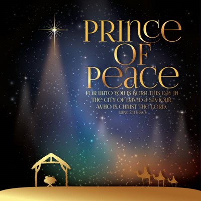 Prince of Peace Luxury Christmas Card (Pack of 10) (Cards)