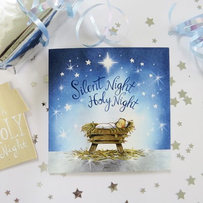 Silent Night Christmas Cards (Pack of 5) (Cards)