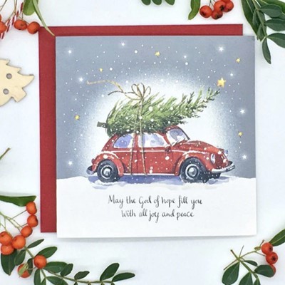 Driving Home (Blank Inside) Christmas Cards (Pack of 5) (Cards)