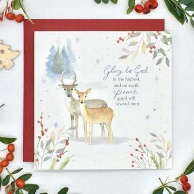 Winter Deer Christmas Cards (Pack of 5) (Cards)