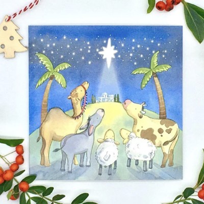 Star Christmas Cards (Pack of 5) (Cards)