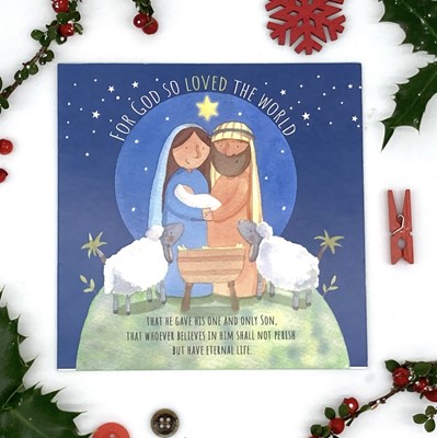 Mary and Joseph (Blank Inside) Christmas Cards (Pack of 5) (Cards)