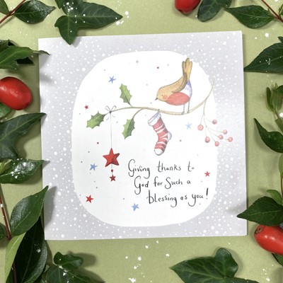 Blessing Christmas Cards (Pack of 5) (Cards)