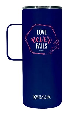 Love Never Fails Hexagon Steel Mug (General Merchandise)