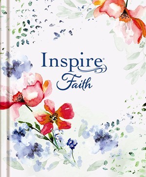 Inspire FAITH Bible Large Print NLT (Wildflower Meadow) (Hard Cover)