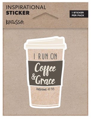 Coffee and Grace Sticker (Stickers)