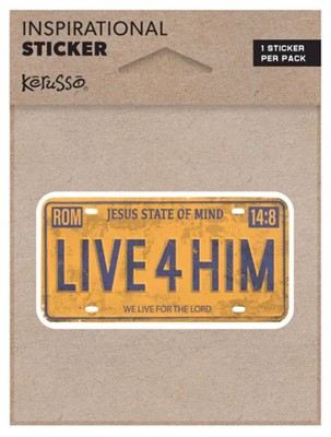 Live For Him Sticker (Stickers)