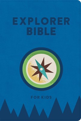 KJV Explorer Bible For Kids, Royal Blue, Leathertouch (Leather Binding)