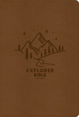 KJV Explorer Bible For Kids, Brown, Leathertouch, Indexed (Leather Binding)