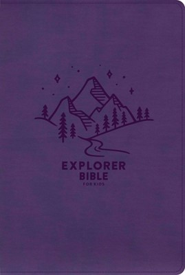 KJV Explorer Bible For Kids, Purple Leathertouch, Indexed (Leather Binding)