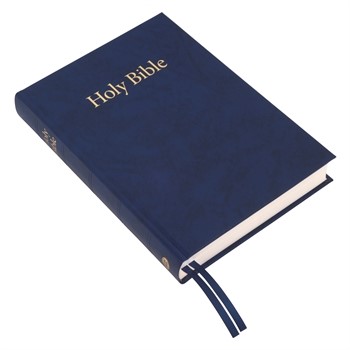 KJV Large Print Windsor Text Bible Blue (Hard Cover)