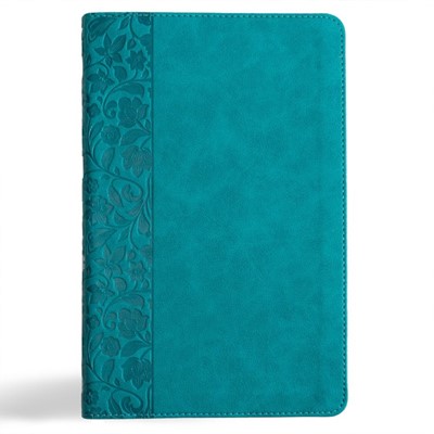 CSB Thinline Bible, Teal Leathertouch (Leather Binding)