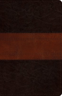ESV Reference Bible, TruTone, Deep Brown/Tan, Trail Design (Imitation Leather)
