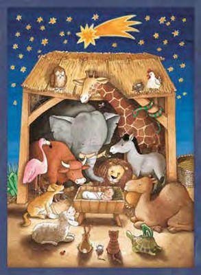 Baby Jesus and the Animals Advent Calendar (Calendar)