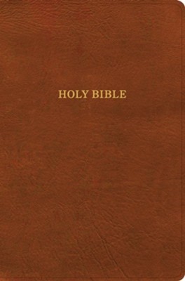 KJV Giant Print Reference Bible, Burnt Sienna Leathertouch (Leather Binding)