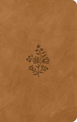 ESV Premium Gift Bible (Trutone, Nubuck Caramel, Wildflower) (Imitation Leather)