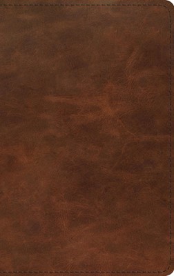 ESV Thinline Bible (Full Grain Leather, Deep Brown) (Imitation Leather)
