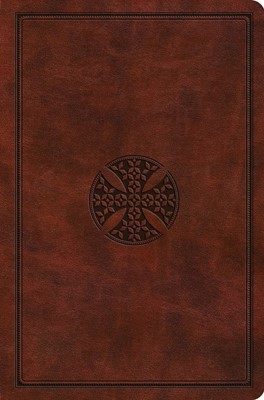 ESV Value Compact Bible (Trutone, Chestnut, Mosaic Cross Des (Imitation Leather)
