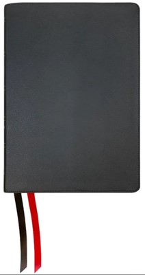 NASB 1995 Side-Column Reference Bible, Black Genuine Leather (Genuine Leather)