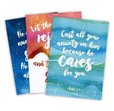 Scripture Postcards: Cast All Your Cares (Postcard)