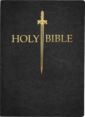 KJV Sword Bible, Large Print, Black Genuine Leather (Genuine Leather)