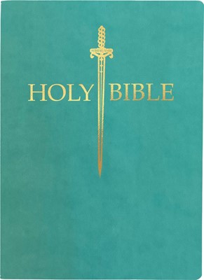 KJV Sword Bible, Large Print, Coastal Blue Ultrasoft (Paperback)