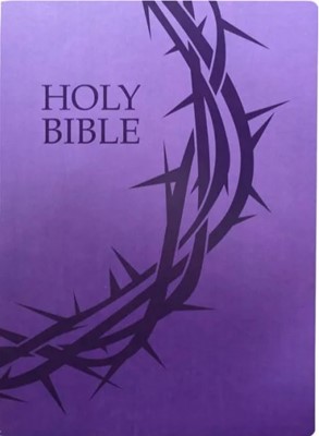 KJV Holy Bible, Crown Of Thorns Design, Large Print (Imitation Leather)