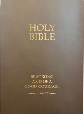 KJV Holy Bible, Be Strong And Courageous Life Verse Edition (Imitation Leather)